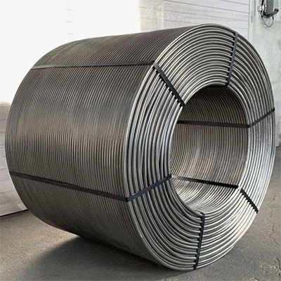 ลวดเชื่อมแคลเซียมซิลิคอนสำหรับอุตสาหกรรมโรงหล่อและการผลิตเหล็ก